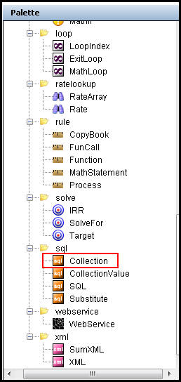Collection Math Variable in the Rules Palette